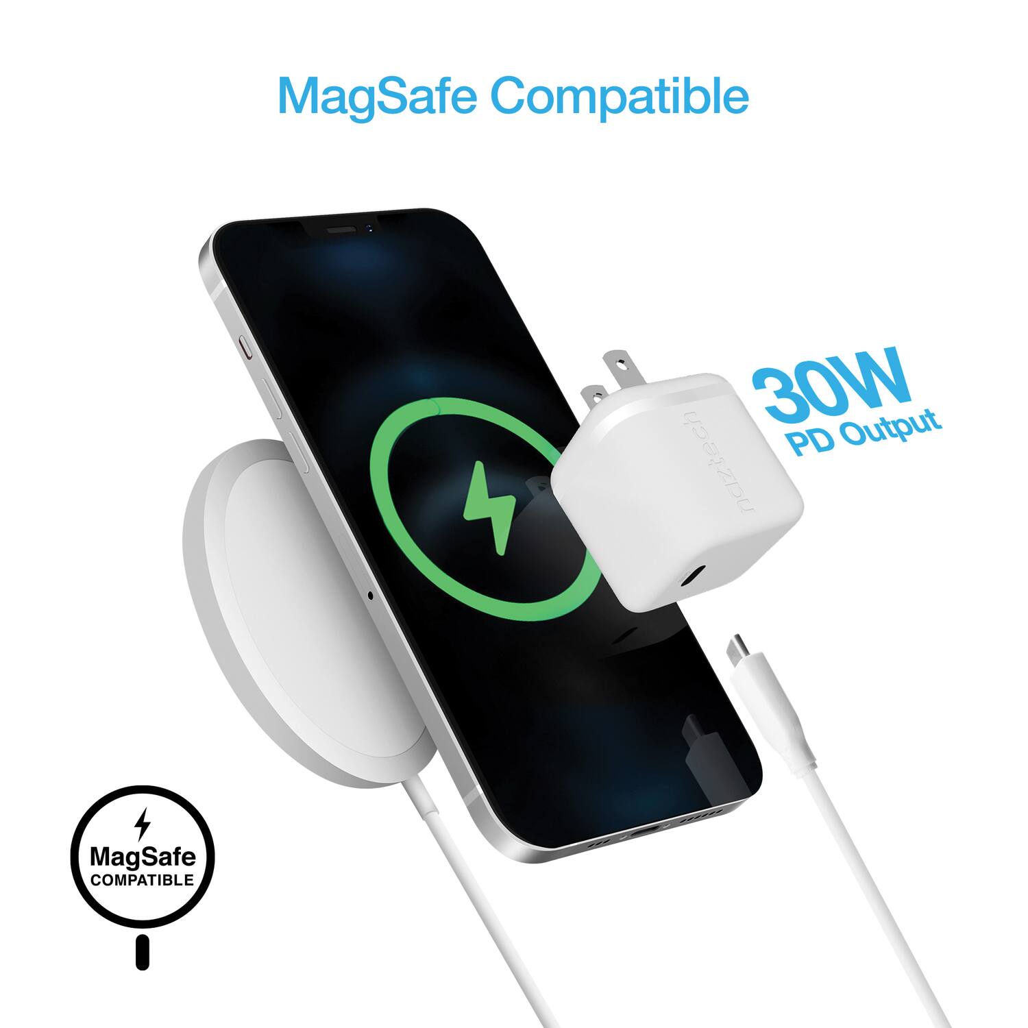 MagSafe Compatible  
30W PD Output