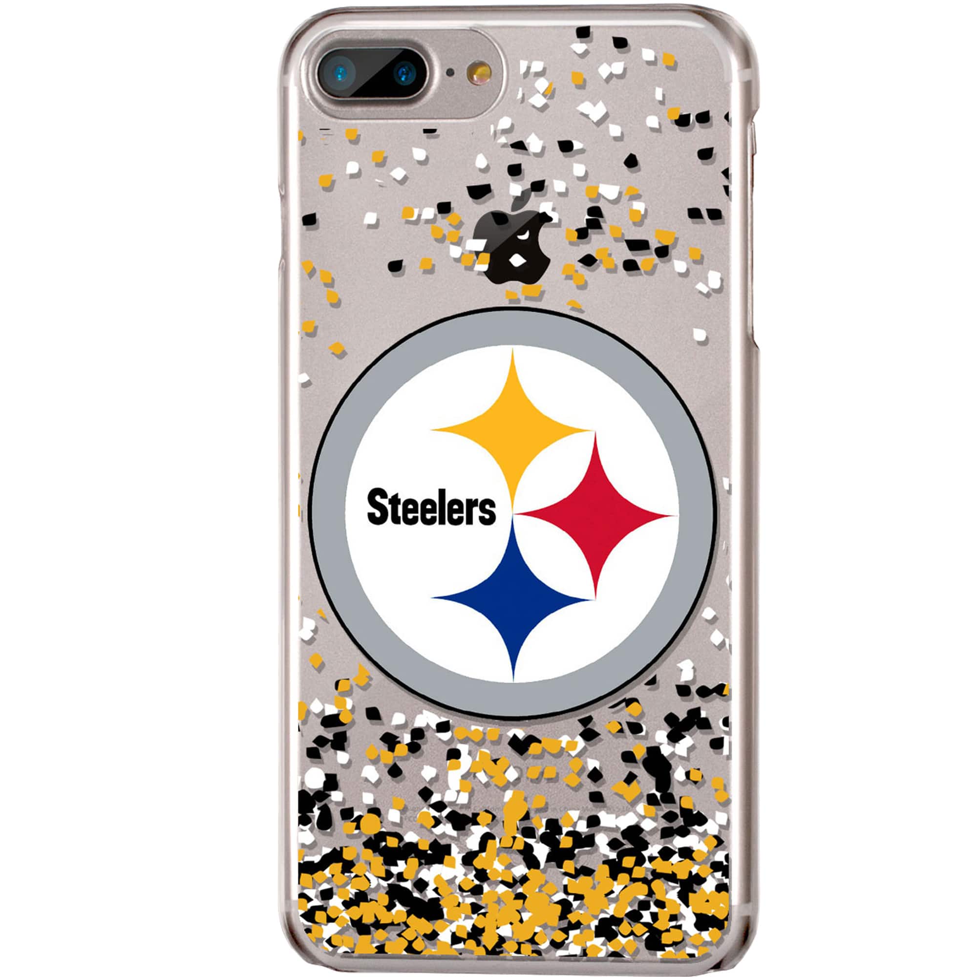 Keyscaper - NFL - Pittsburgh Steelers iPhone Clear Case with Confetti Design - 15 - Multicolor price history on PriceWatchPro