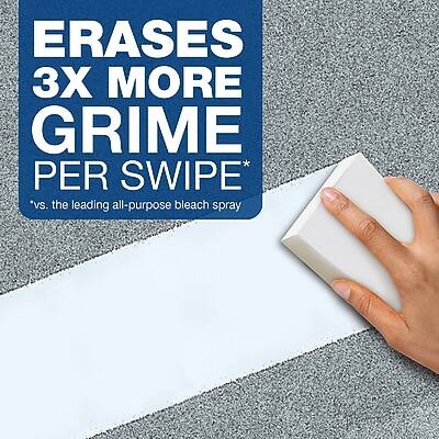 ERASES 3X MORE GRIME PER SWIPE*  
*vs. the leading all-purpose bleach spray
