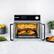 Alt View 17. Kalorik - MAXX 26 qt Digital Air Fryer Oven and Grill - Stainless Steel.