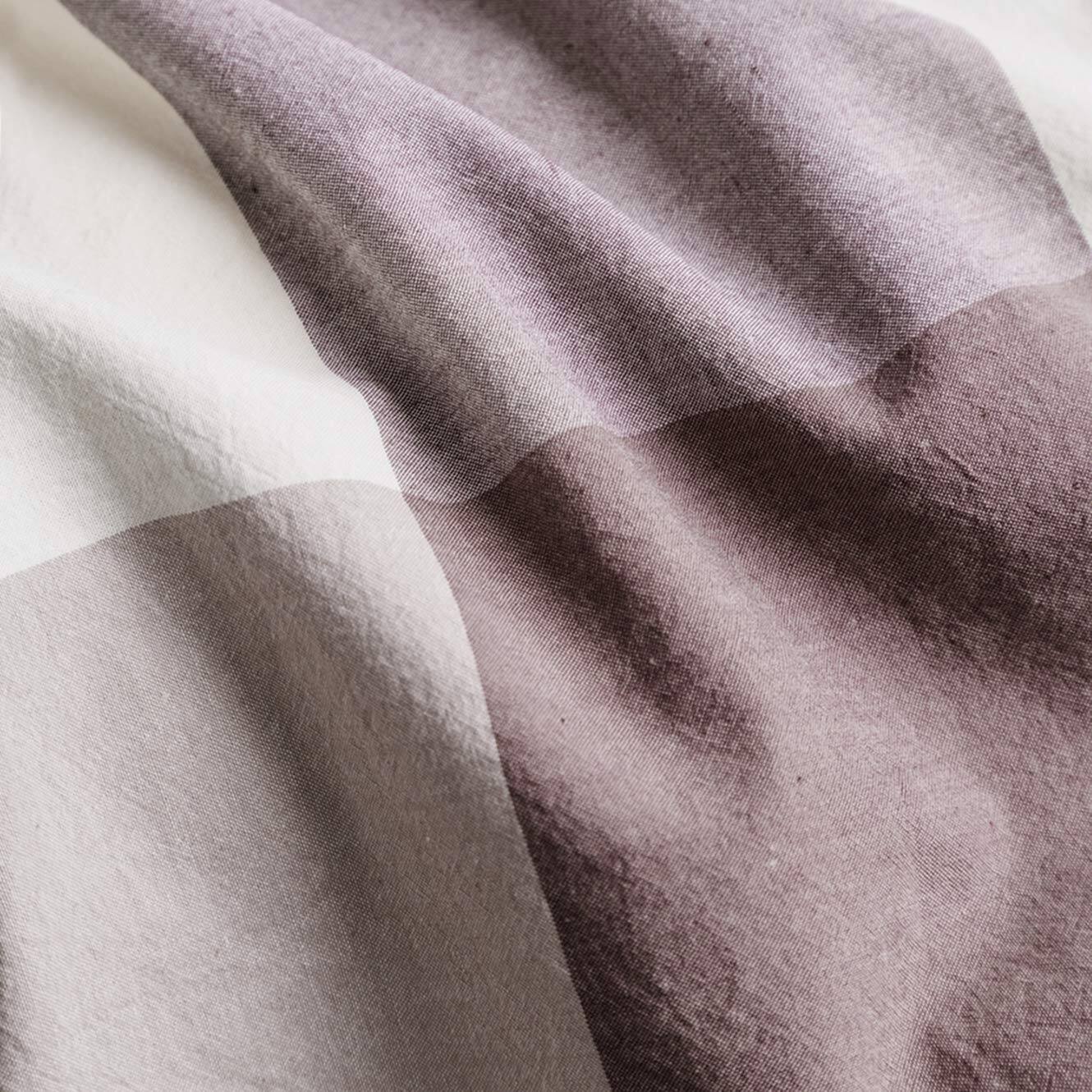 Alt View 2. Earthley Blooms - Checkered Duvet Cover Queen Washed Cotton Plaid 3 Set 1 Classic Grid With Zipper Ties 2 Pillowcases Farmhouse - Tan Gingham-Queen.