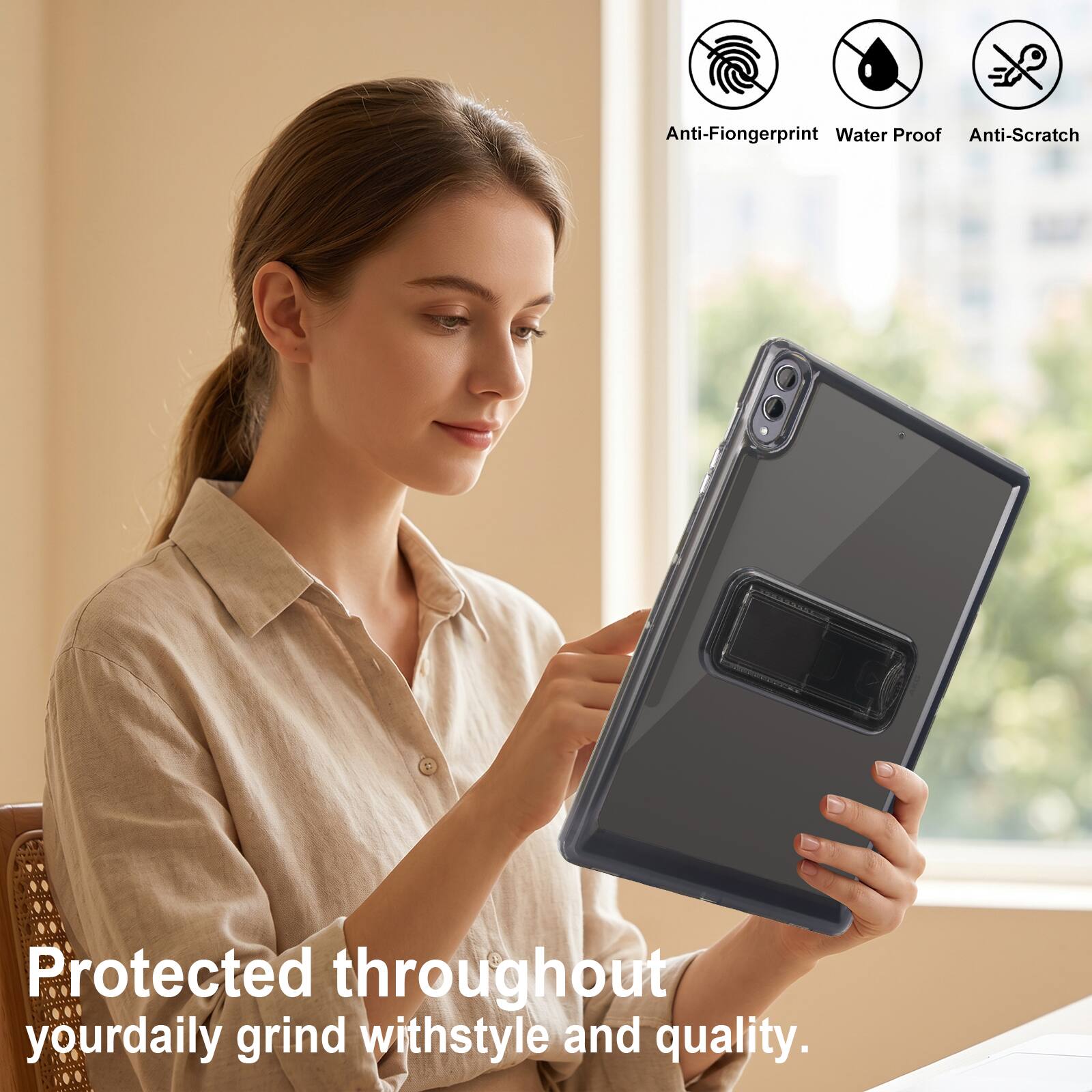 Anti-Fingerprint Water Proof Anti-Scratch Protected throughout your daily grind with style and quality.