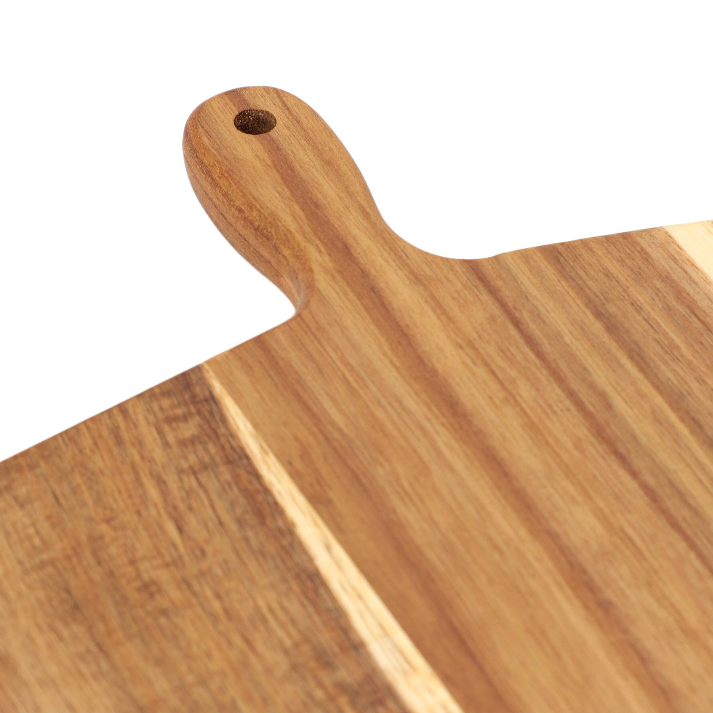 Alt View 4. MegaChef - MegaChef 13 Inch Acacia Wood Square Serving Board - Brown.