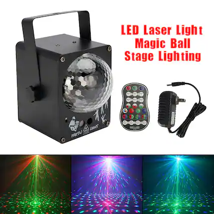 LED Laser Light Magic Ball Stage Lighting