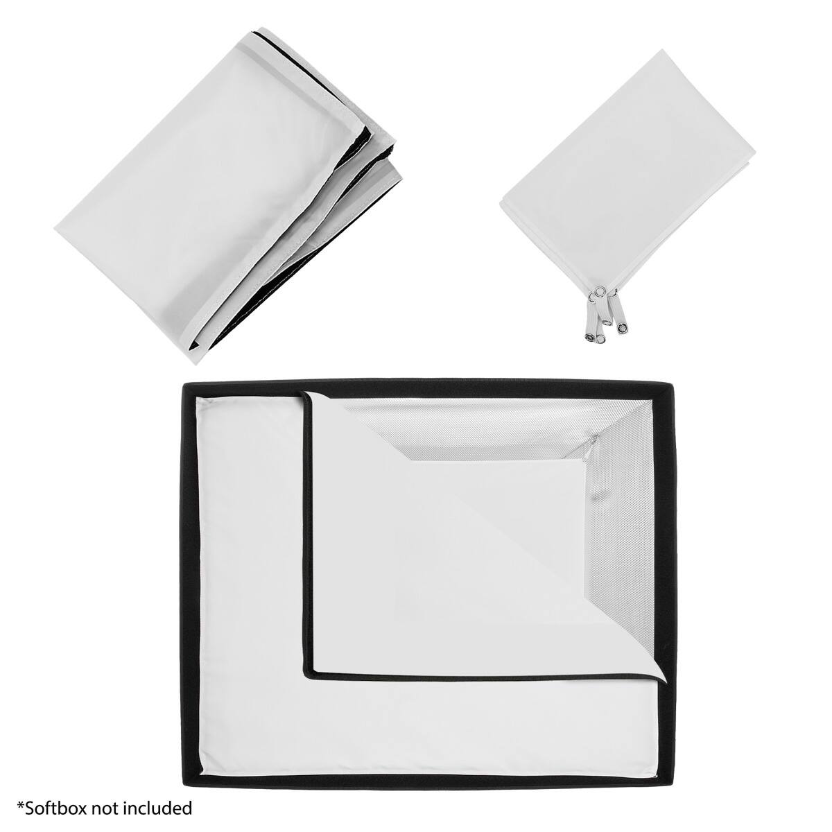 *Softbox not included