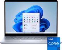 Dell – Inspiron 14” 2-in-1 Touch Laptop – Intel Core 7 Processor – 16GB Memory – 1TB SDD - Ice Blue - Front_Zoom