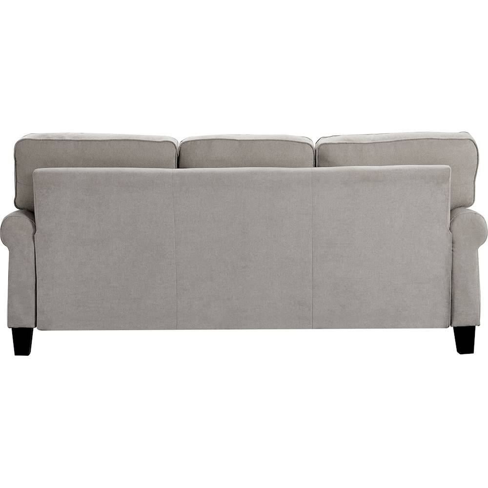 Alt View 16. Serta - Copenhagen 3-Seat Fabric Sofa - Light Gray.