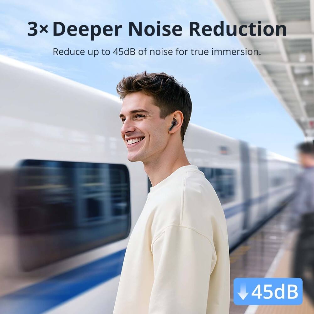 3x Deeper Noise Reduction  
Reduce up to 45dB of noise for true immersion.  
45dB