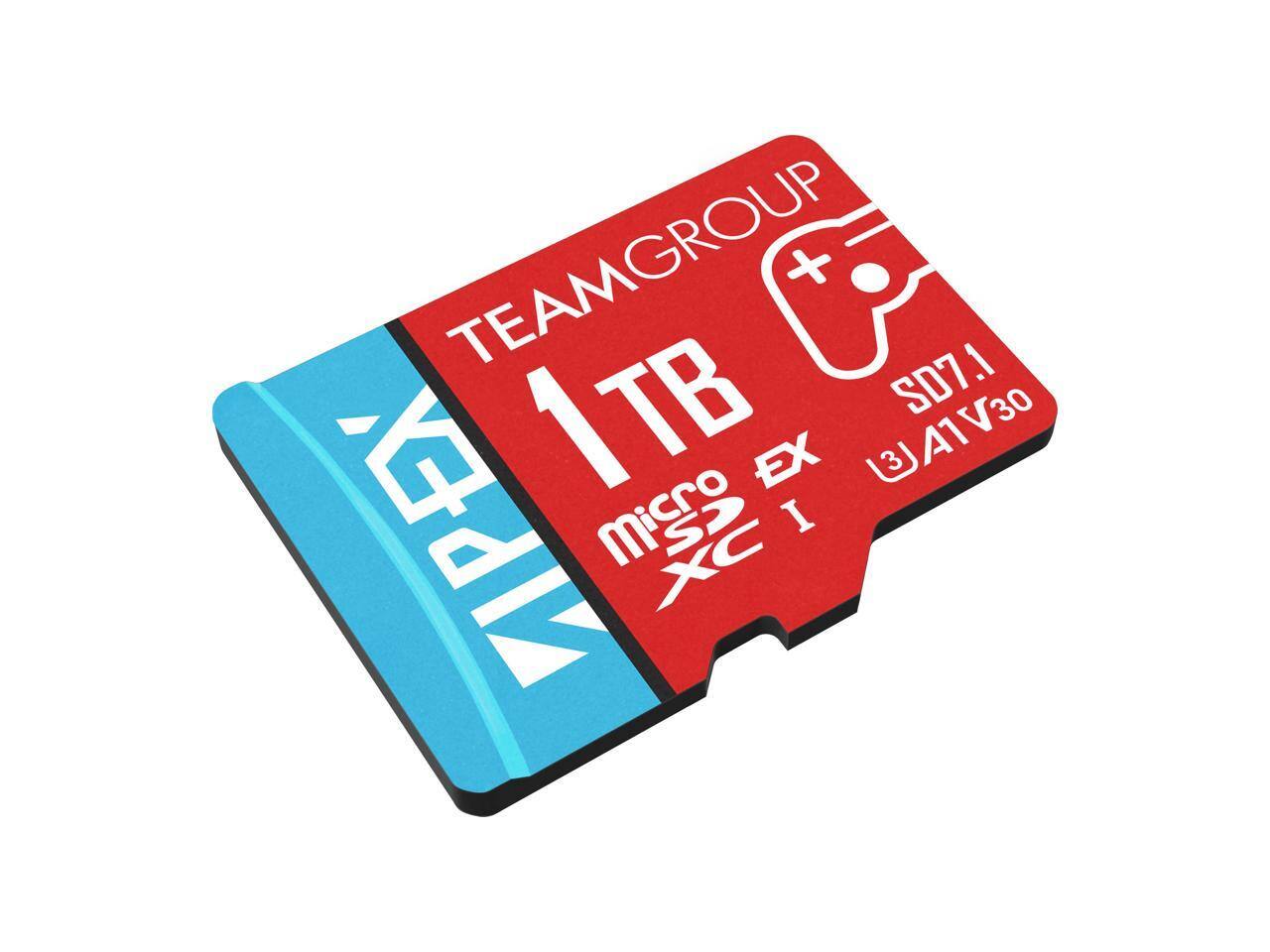 TEAMGROUP  
1TB  
Micro SD7.1  
SD7.1  
13J A1V30  
Micro SDXC I  
EX