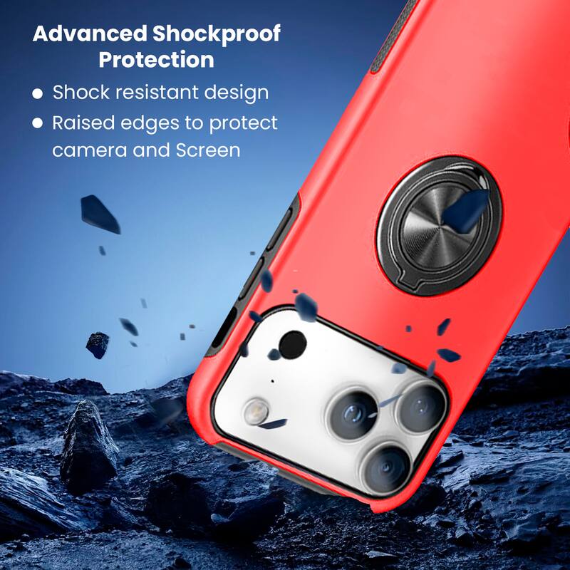 Advanced Shockproof Protection

- Shock resistant design
- Raised edges to protect camera and Screen