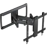 ErgoAV - 42″-90″ Full Motion TV Mount - Black - Front_Zoom