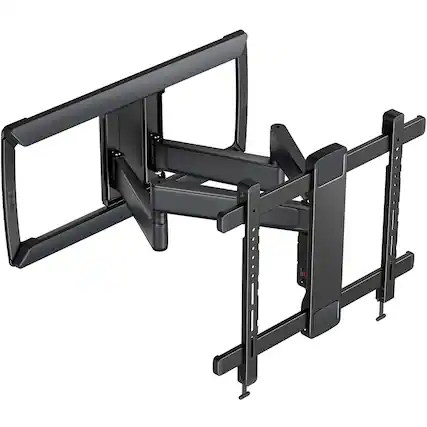 Front. ErgoAV - 42″-90″ Full Motion TV Mount - Black.