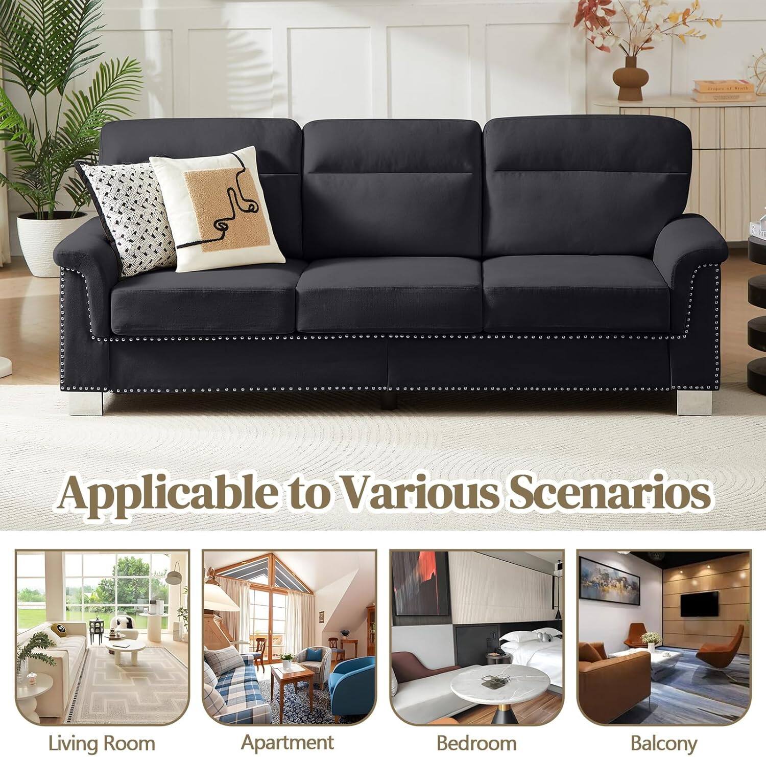 Applicable to Various Scenarios

Living Room  
Apartment  
Bedroom  
Balcony