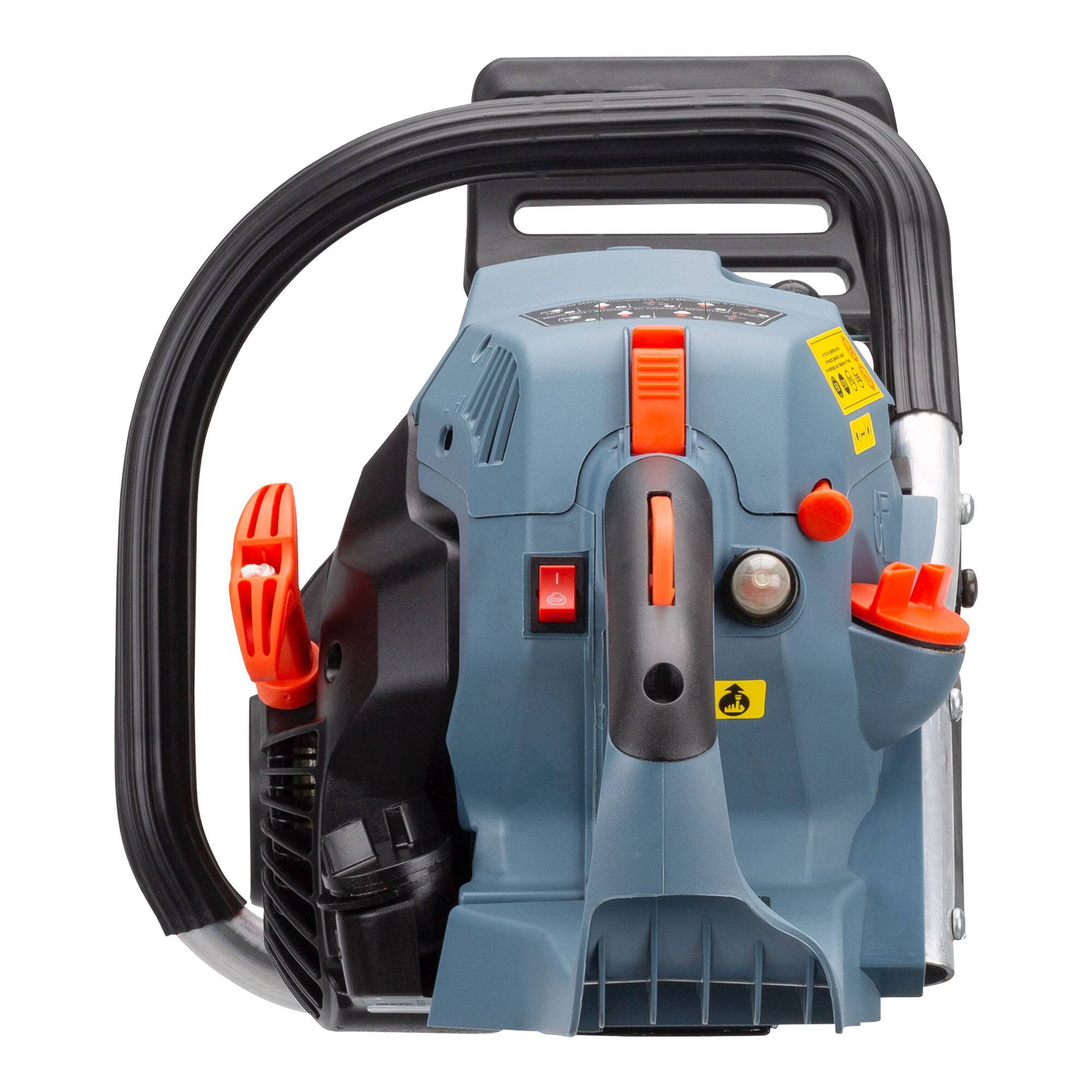 Alt View 7. SENIX - 4QL® 49cc 4-Cycle 18" Gas Chainsaw - Blue.