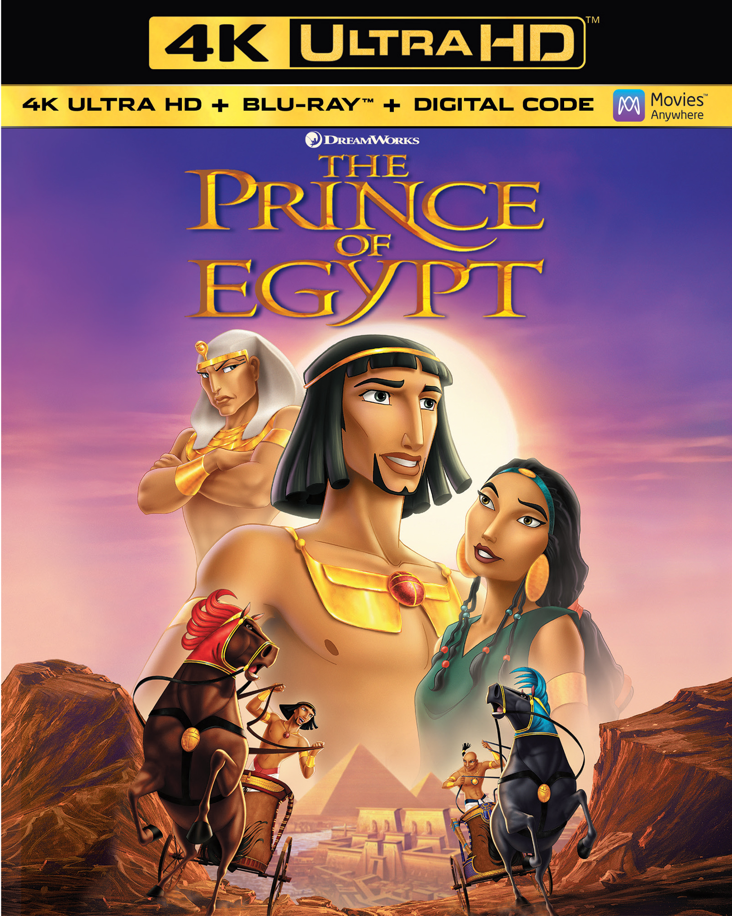 The Prince of Egypt [Includes Digital Copy] [4K Ultra HD Blu-ray/Blu-ray]  [1998] - Best Buy