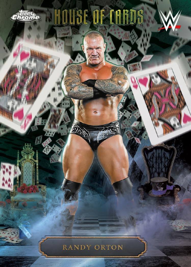 Topps Chrome  
HOUSE OF CARDS  
WWE  
RANDY ORTON