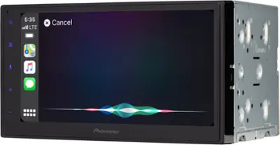 Pioneer - 6.8" Android Auto™ and Apple CarPlay® Bluetooth® Digital Media (DM) Receiver - Black