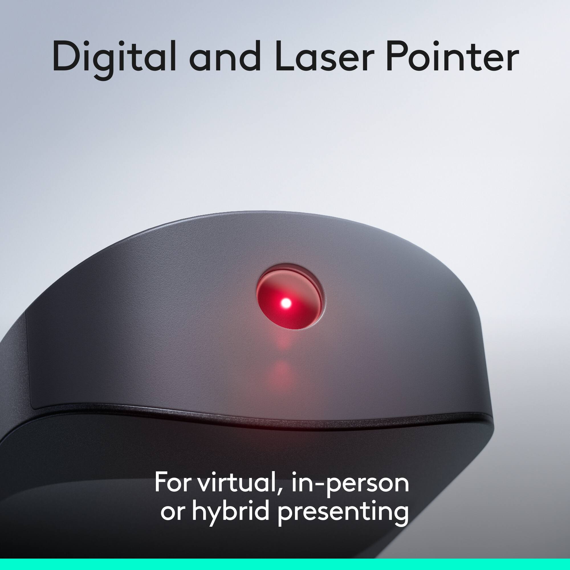 Digital and Laser Pointer  
For virtual, in-person or hybrid presenting