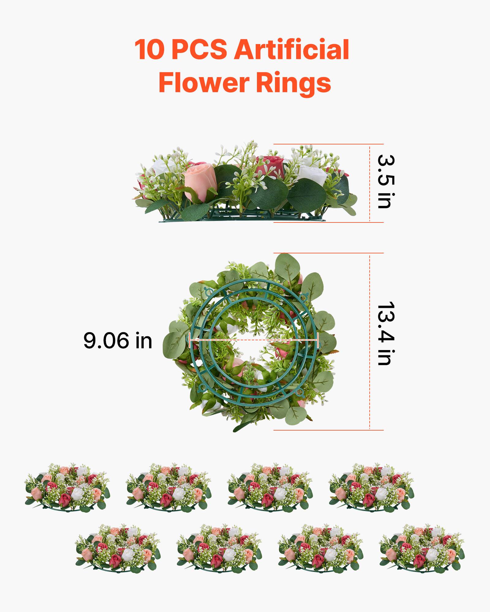 10 PCS Artificial Flower Rings

3.5 in  
9.06 in  
13.4 in
