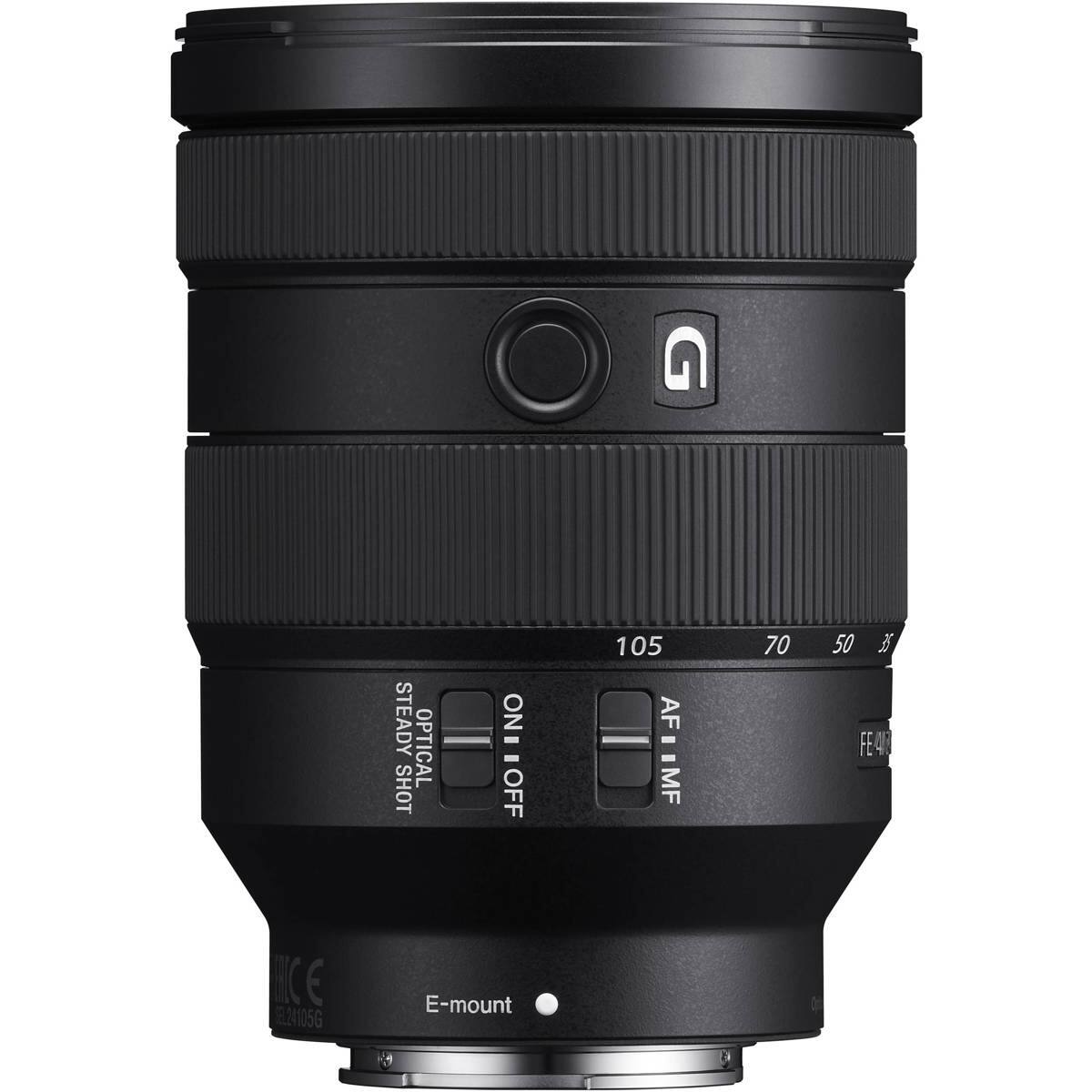 STEADY OPTICAL SHOT ON/OFF 105 AF/MF 70 50 FE40 I E EL.24105G E-mount