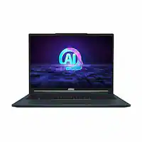 MSI - Stealth 16 AI Studio 16" Gaming Laptop - Intel Core Ultra 7 155H with 32GB Memory - NVIDIA GeForce RTX 4060 - 1TB SSD - Star Blue, Blue - Angle_Zoom