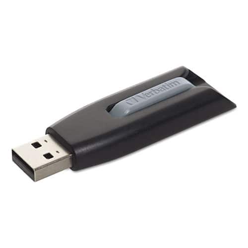 Verbatim - 49173 Store 'n' Go V3 32 GB USB 3.0 Drive - Black/Gray