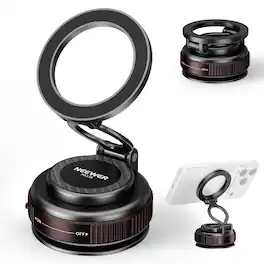 Neewer - PA138 MagSafe Vacuum Mount for Car/Desk