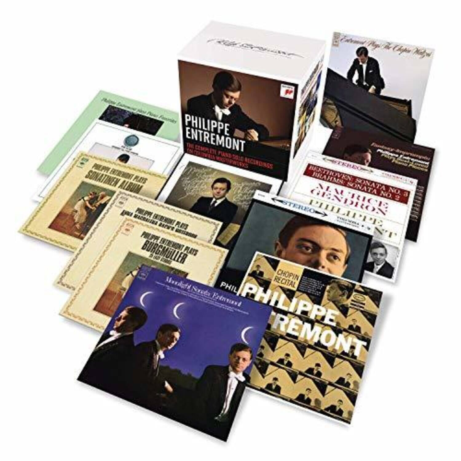 PHILIPPE ENTREMONT  
THE EMPIN  
010 PPP RECORDINGS  
SONATINEN ALBUM  
PHILIPPE ENTREMONT PLAYS BRAHMS: ALBUM NL I. SONATA NONATA NO. 2  
MURICE RAVEL: PRELUDE & FUGUE  
PHILIPPE ENTREMONT PLAYS BURGMÜLLER: 25 PIECES OP. 100  
PHILIPPE ENTREMONT PLAYS CHOPIN: RECITAL  
BEETHOVEN: SONATA NO. 3 & GENDRON: SONATA NO. 2  
PHILIPPE ENTREMONT PLAYS BURGMÜLLER: 25 PIECES OP. 100