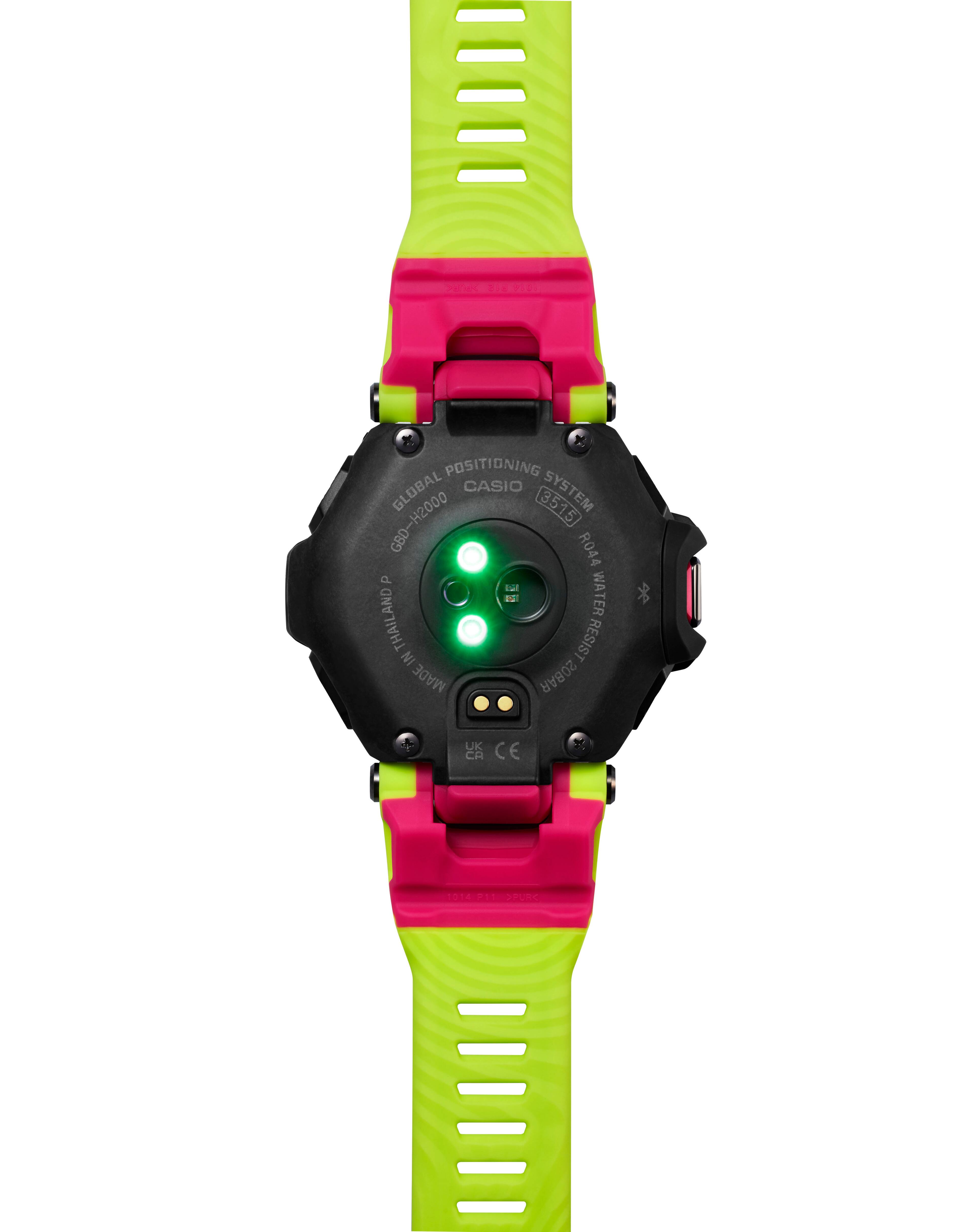 Alt View Zoom 4. Casio - G-Shock Move 52mm Heart Rate + GPS Solar Assist Resin Strap Smartwatch - Yellow.