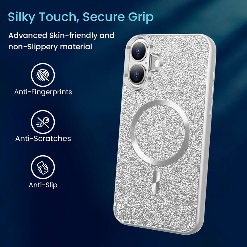 Silky Touch, Secure Grip

Advanced Skin-friendly and non-Slippery material

- Anti-Fingerprints
- Anti-Scratches
- Anti-Slip