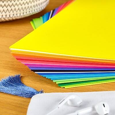 Alt View 2. Astrobrights - Colored Paper, 24 lbs., 8.5" x 11", Assorted Spectrum Colors, 200 Sheets/Ream - Assorted.