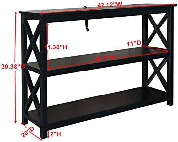 42.12"W x 1.38"H x 11"D  
30.38"H x 20"D x 2"H