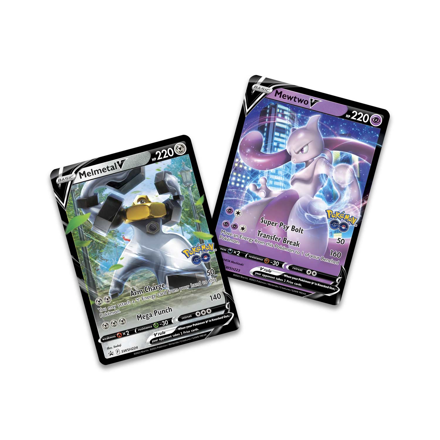 pokemon cards go mewtwo v battle deck Pokemon GO Mewtwo vs Melmetal V Battle Deck