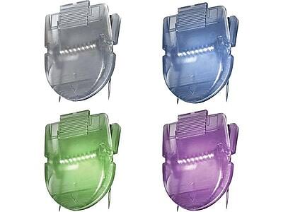 Alt View 2. Advantus - Panel Wall Cubicle Clips, Assorted Metallic Colors, 20/Box (75338) - Assorted Metallic Colors.