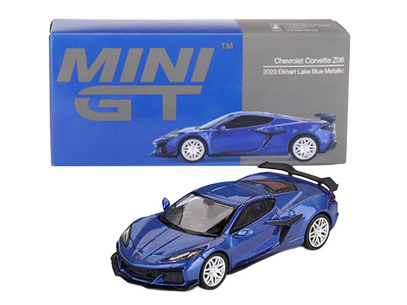 MINI GT  
Chevrolet Corvette Z06  
2023 Elkhart Lake Blue Metallic