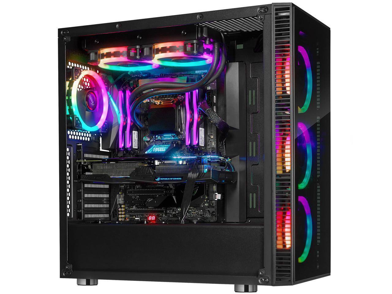 Alt View 8. Rosewill - Rosewill RGBF-23001 120mm Dual Ring RGB Fan Hub Set (5-Pack), Ultra Quiet Long Life Fans - RGB.