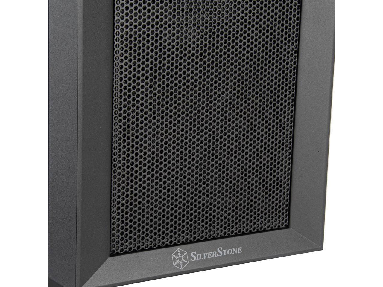 Alt View 10. SilverStone - FARA 313 Compact SST-FA313-B-C Micro-ATX Tower Chassis with Tremendous Storage Drive Compatibility - Black.
