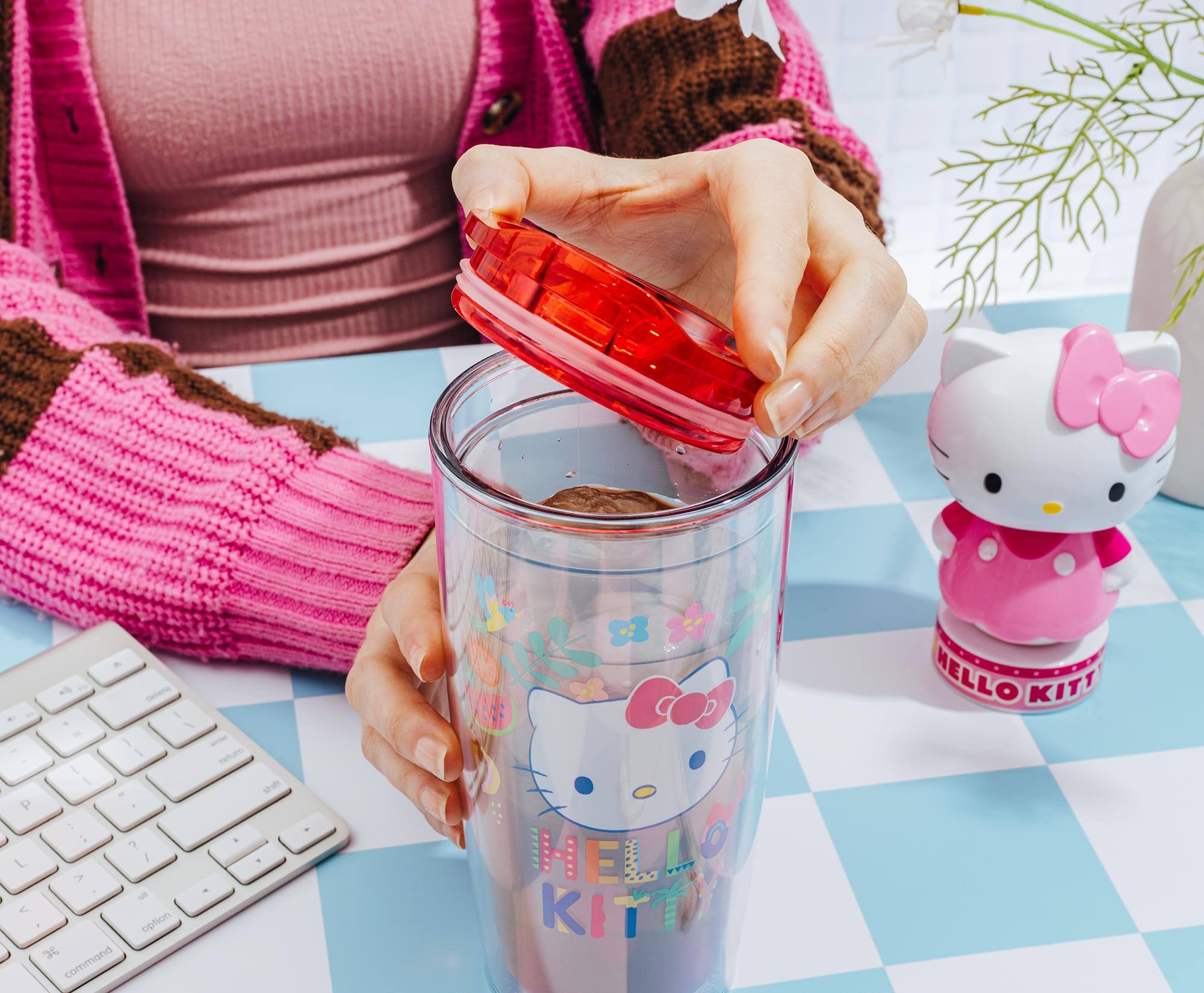 Sure, here is the corrected and grouped text:

- HELLO KITTY
- option
- command
- return
- shift
- EEE HELLO KITTY
- HELLO KITTY