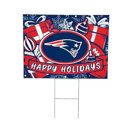 Evergreen Enterprises - 24" x 18" Happy Holidays Christmas Outdoor Staked Yard Sign - Multicolor