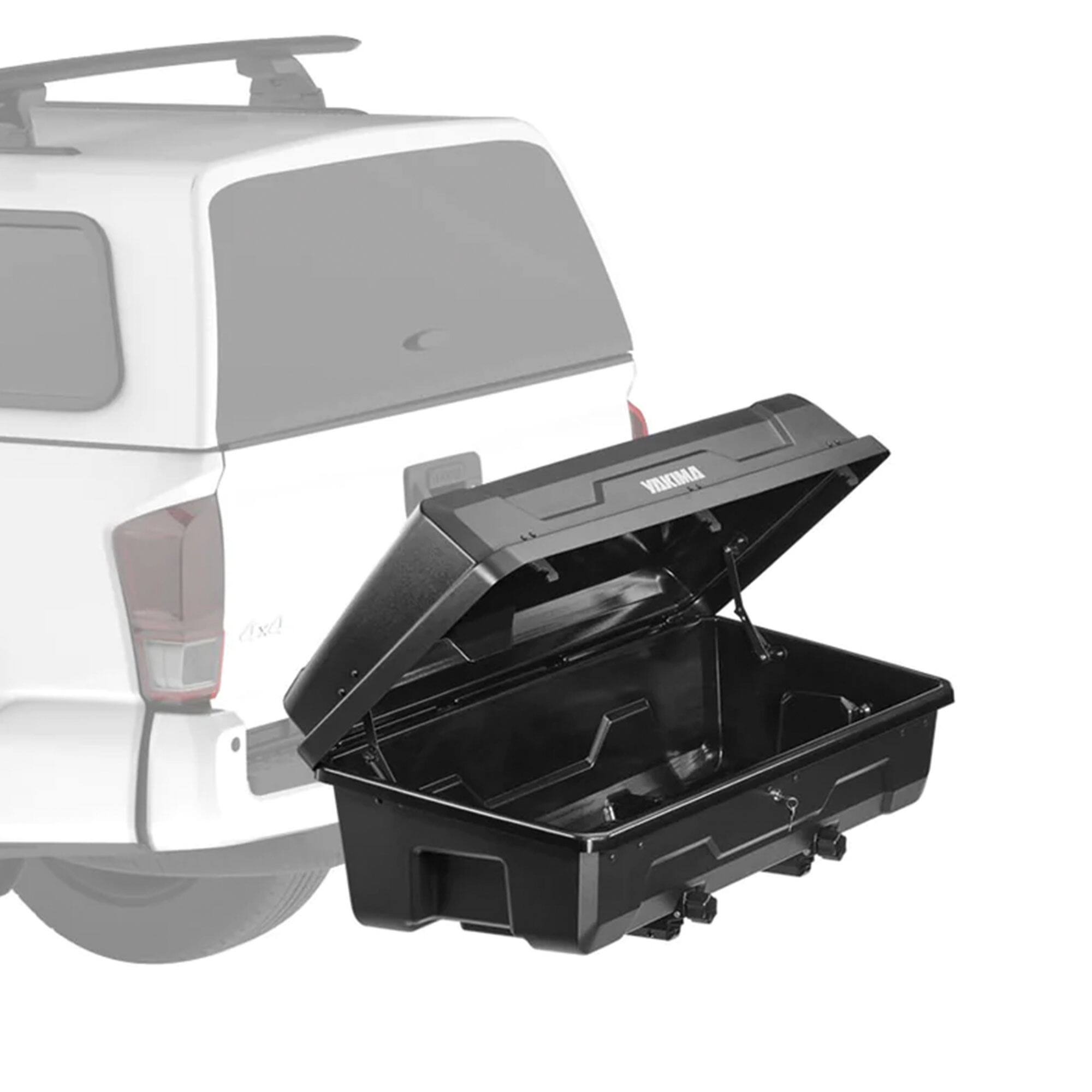 Alt View 8. Yakima - Yakima EXO GearLocker 10 Cu Ft Vehicle Roof Rack Cargo Box for EXO SwingBase - Black.