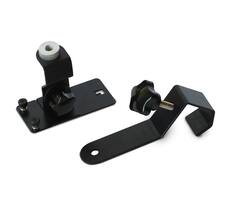 Front. PreSonus - Secure, Sturdy and Ergonomic Mounting Solution for EarMix 16M AVB Personal Monitor Mixers, Microphone Stand Mount - Black.