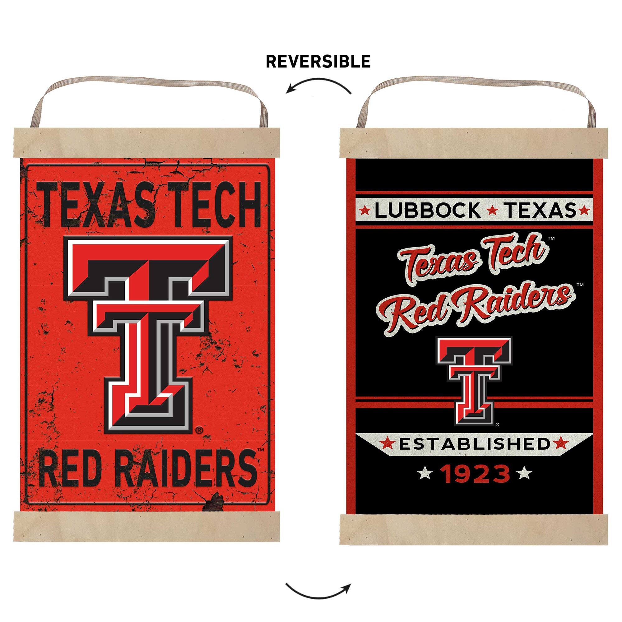 REVERSIBLE TEXAS TECH F V RED RAIDERS LUBBOCK TEXAS - Texas Tech TM Red Raiders T ESTABLISHED 1923
