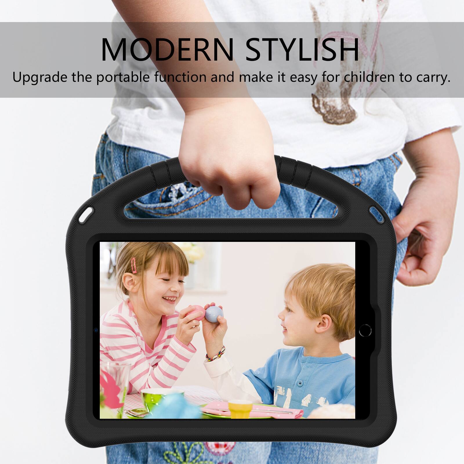 MODERN STYLISH  
Upgrade the portable function and make it easy for children to carry.