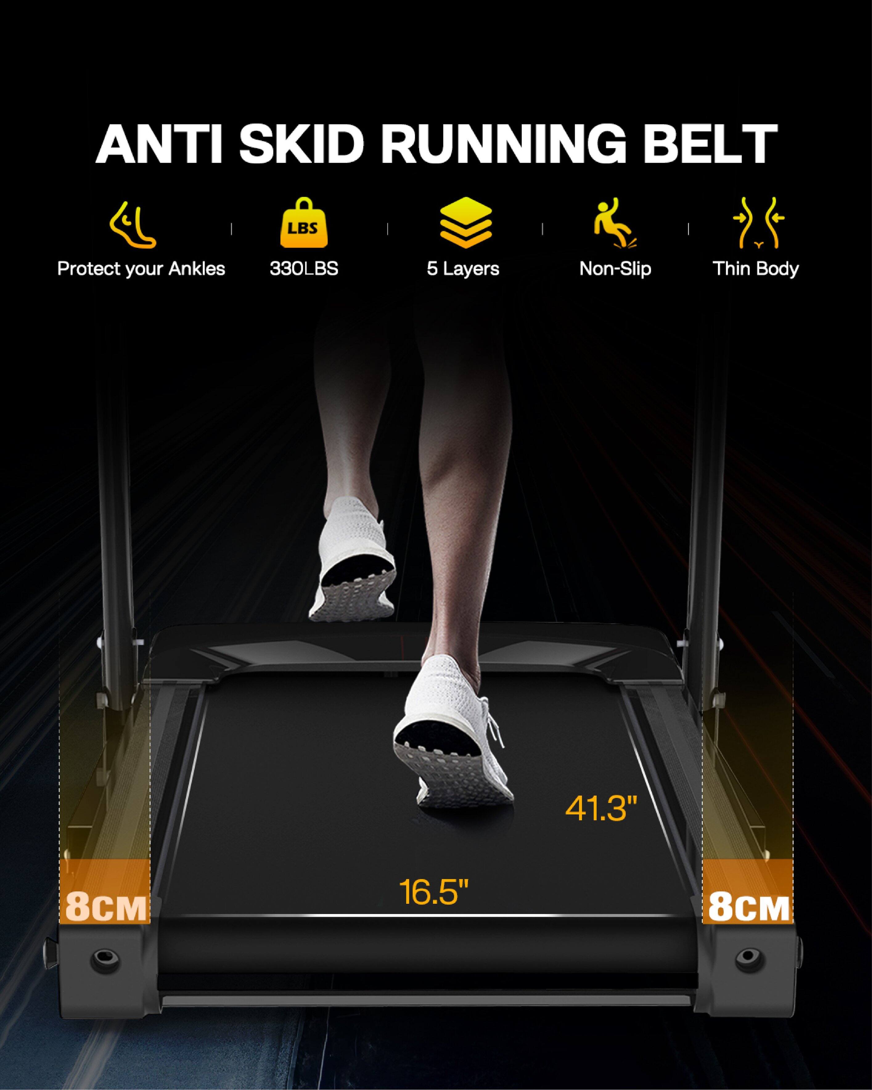 ANTI SKID RUNNING BELT

- Protect your Ankles
- 330LBS
- 5 Layers
- Non-Slip
- Thin Body

41.3" x 16.5" x 8CM x 8CM