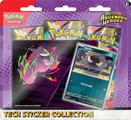 Pokémon - Trading Card Game: Mega Evolution - Ascended Heroes Tech Sticker Collection- Gastly