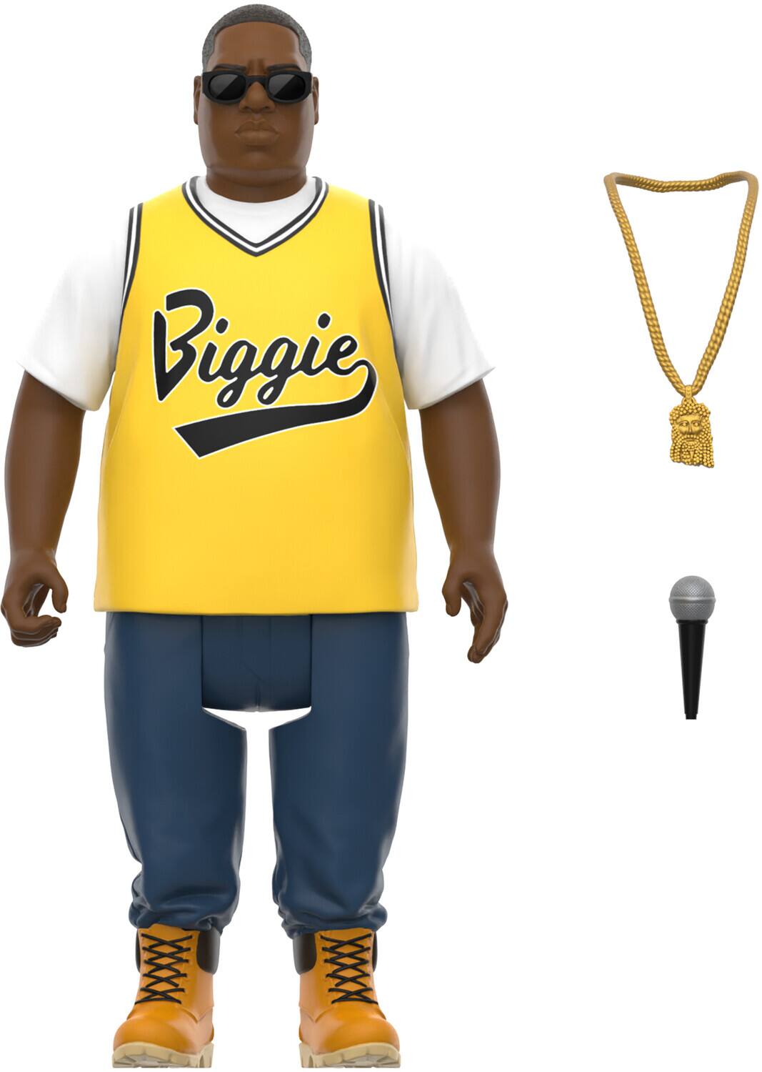 Alt View 4. Super7 - The Notorious B.I.G. - Super7 - Notorious B.I.G. - ReAction Figures Wv4 - Notorious B.I.G. (Yellow - COLLECTIBLES - Multicolor.