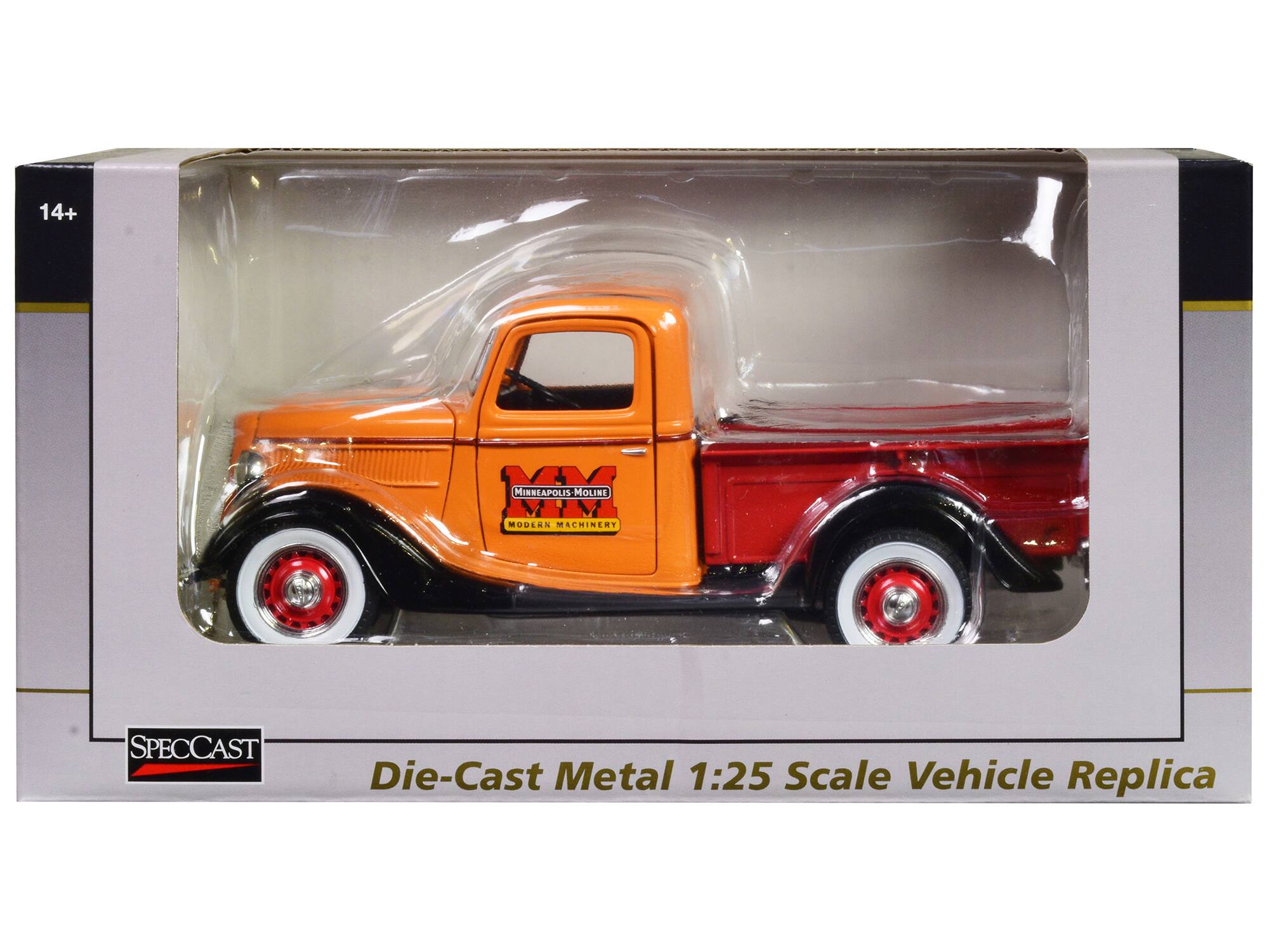 14+  
MM MINNEAPOLIS-MOLINE MTM MODERN MACHINERY  
SPECCAST  
Die-Cast Metal 1:25 Scale Vehicle Replica