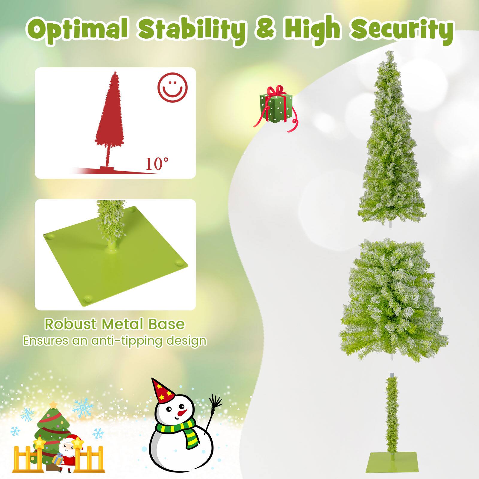 Optimal Stability & High Security

Robust Metal Base Ensures an anti-tipping design