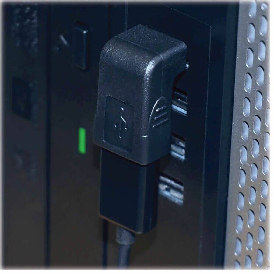 Alt View 1. Tripp Lite - Eaton Tripp Lite Series Universal Reversible USB 2.0 Adapter (Reversible A to Up Angle A M/F) - (Reversible A to Up - Black.