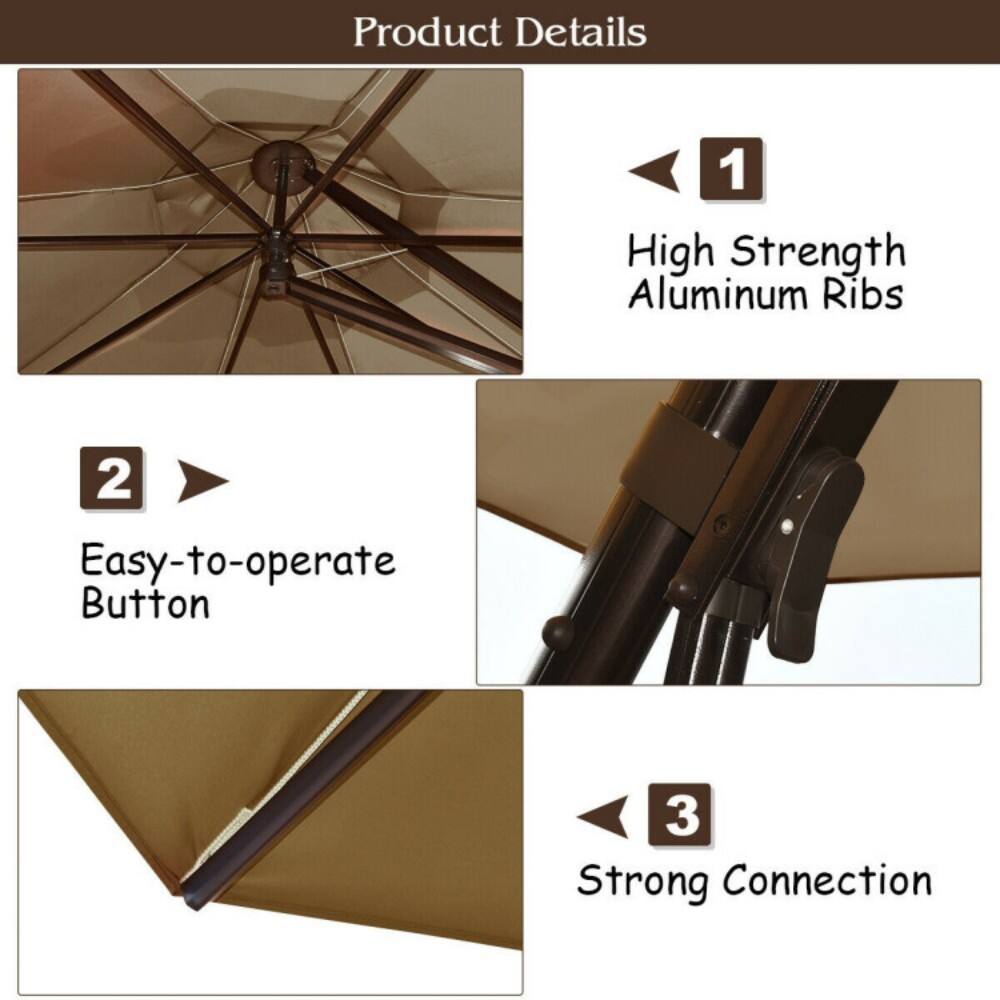 Product Details

1. High Strength Aluminum Ribs
2. Easy-to-operate Button
3. Strong Connection